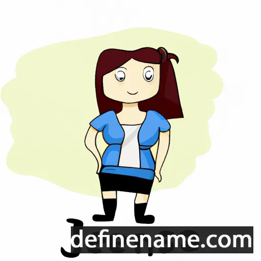 cartoon of the name Jesenija