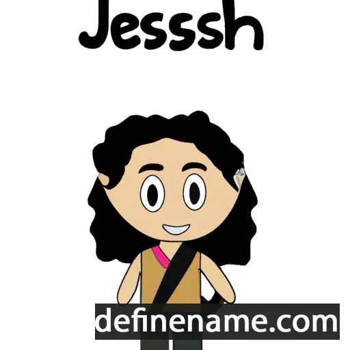 cartoon of the name Jessah