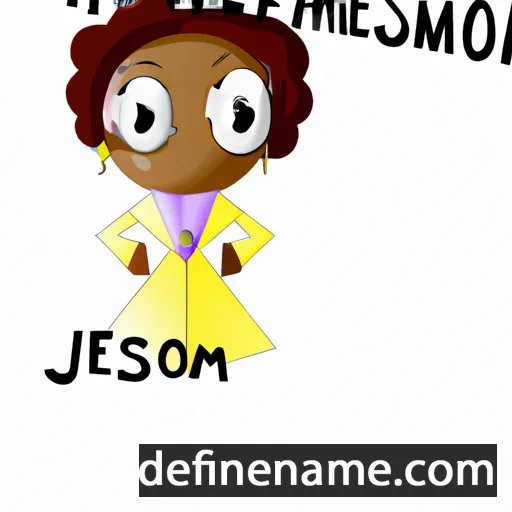 cartoon of the name Jessamond