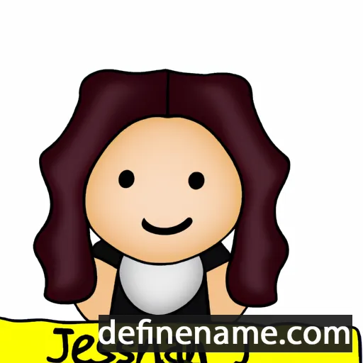 cartoon of the name Jessiann