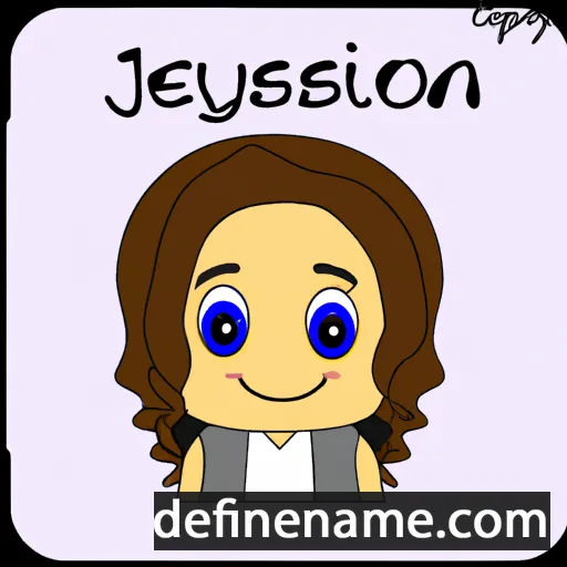 cartoon of the name Jesslynn