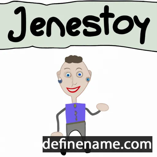 cartoon of the name Jestony