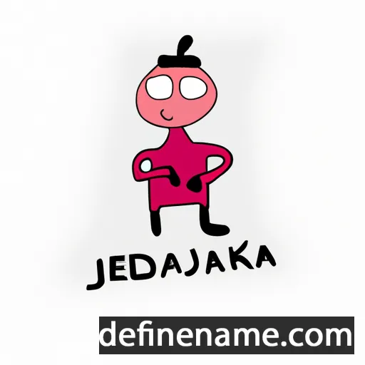 cartoon of the name Jeŭdakija