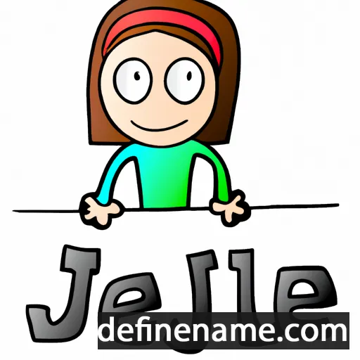 cartoon of the name Jeuel