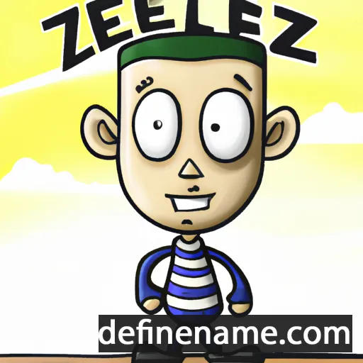 cartoon of the name Jezreel