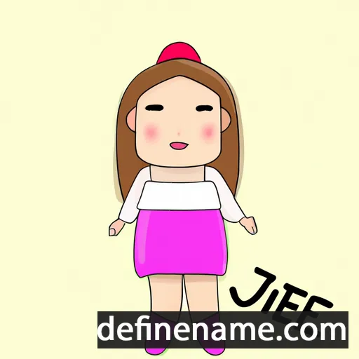 cartoon of the name Ji-hee