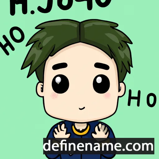 Ji-hoo cartoon