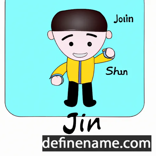 cartoon of the name Ji-in