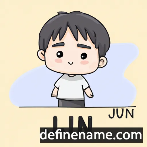 cartoon of the name Ji-yun