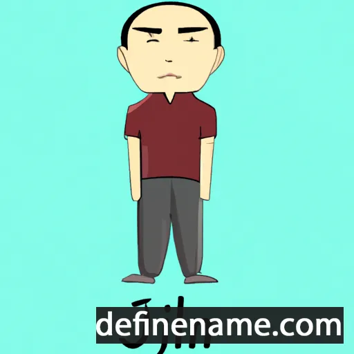 cartoon of the name Jianli