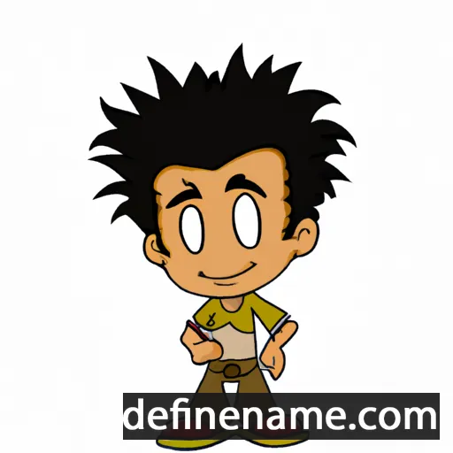 cartoon of the name Jibriel