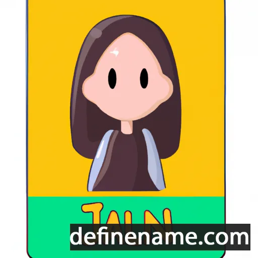 cartoon of the name Jilan