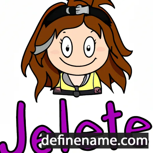 cartoon of the name Jillette