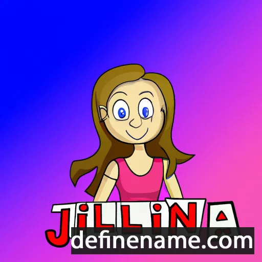 cartoon of the name Jillina