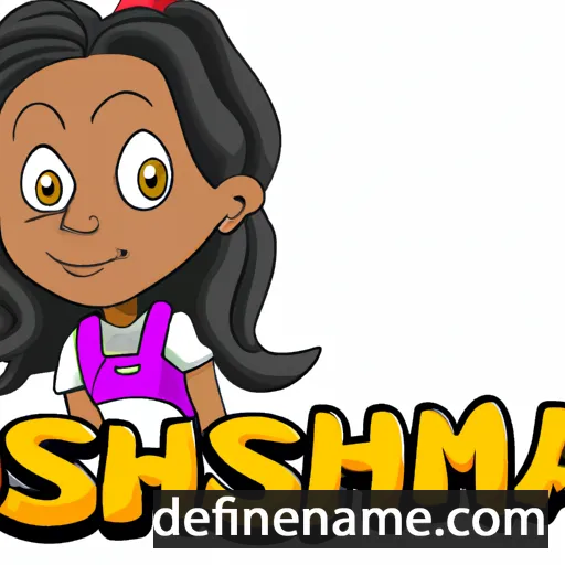 cartoon of the name Jimesha