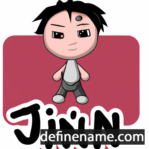 cartoon of the name Jin