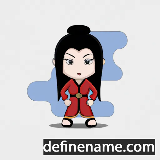 cartoon of the name Jingmei