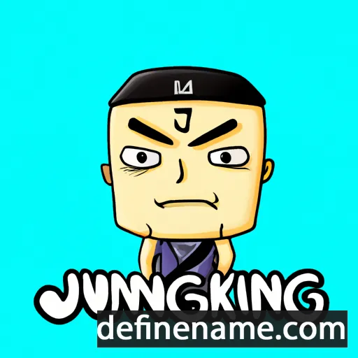 cartoon of the name Jinkwang