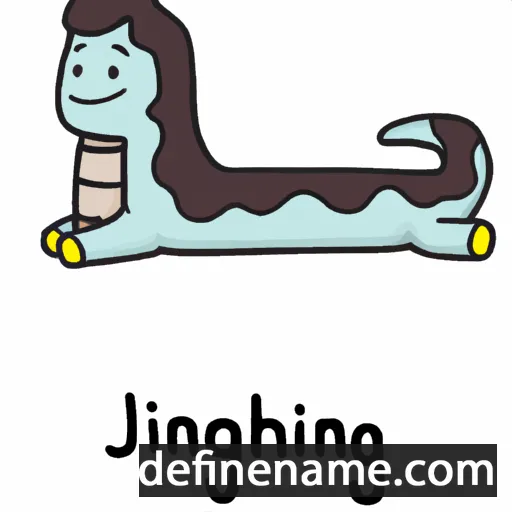 cartoon of the name Jinlong