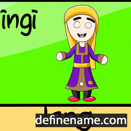 cartoon of the name Jinnag