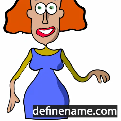 cartoon of the name Jinnet