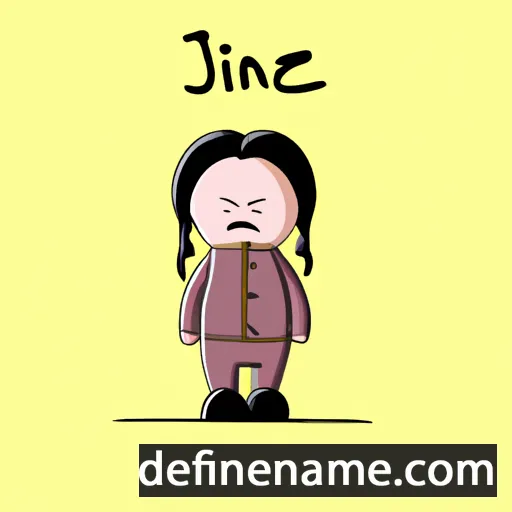 cartoon of the name Jinsie