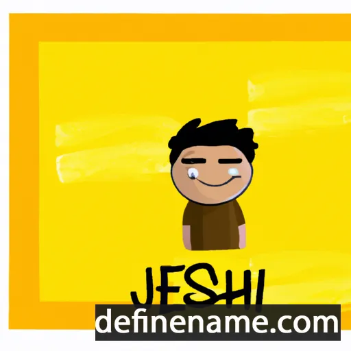 cartoon of the name Jishen