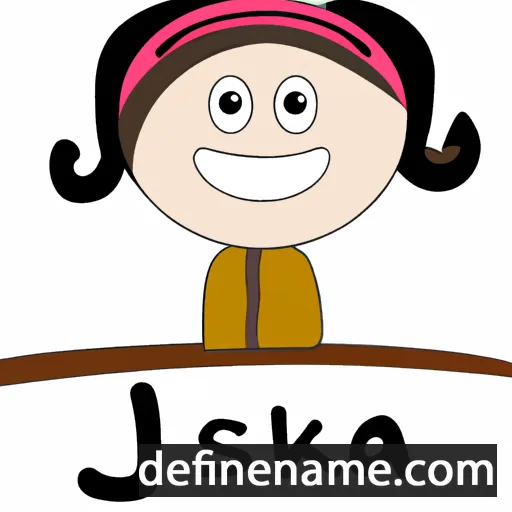 cartoon of the name Jiska