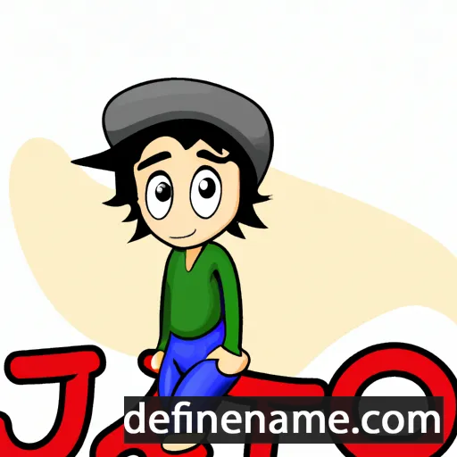 cartoon of the name Jitaro