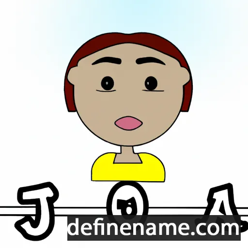 cartoon of the name Joa