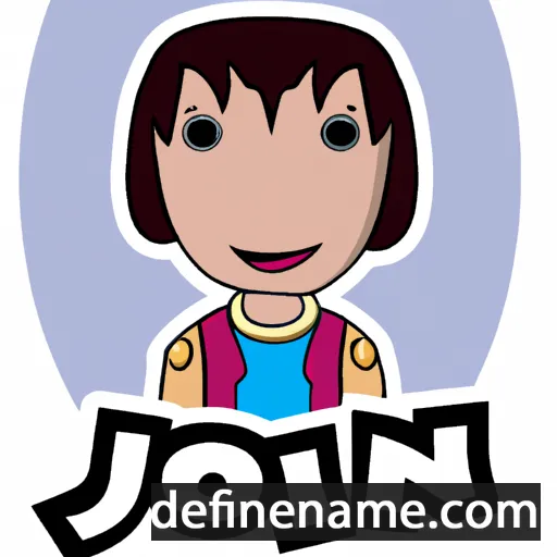 cartoon of the name Joani