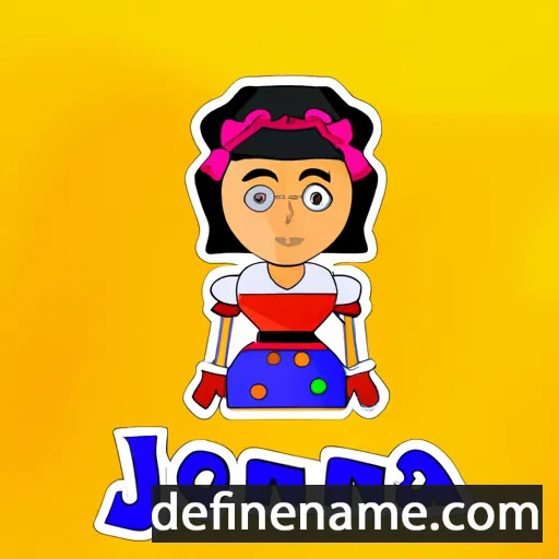 cartoon of the name Joanina