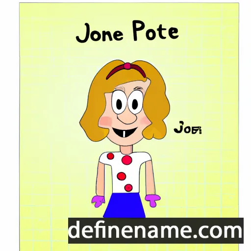 cartoon of the name Joannet