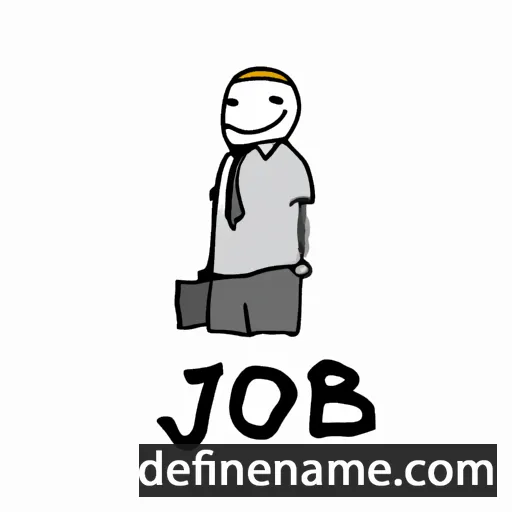 cartoon of the name Job