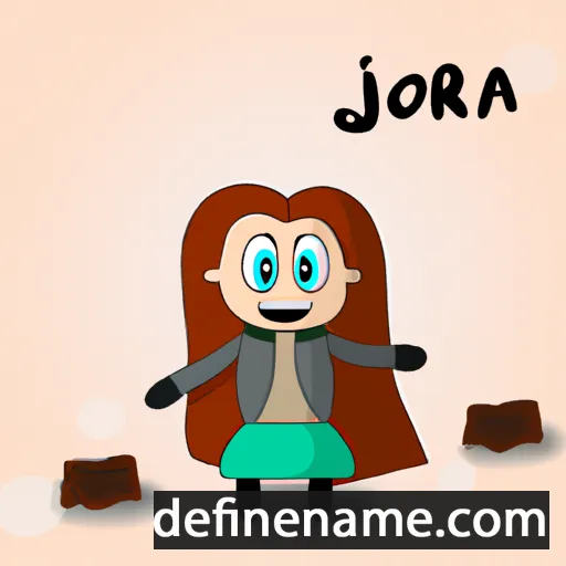 cartoon of the name Jóndóra