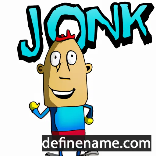 cartoon of the name Jónk