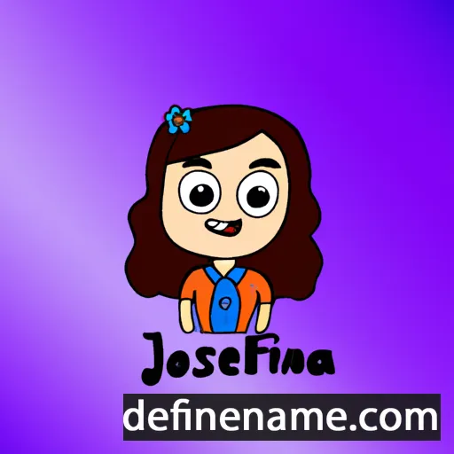 cartoon of the name Jósefína