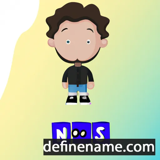 cartoon of the name Jônas