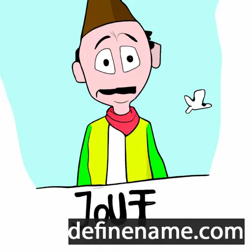 cartoon of the name Jôrut