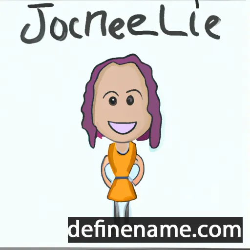 cartoon of the name Jocelene