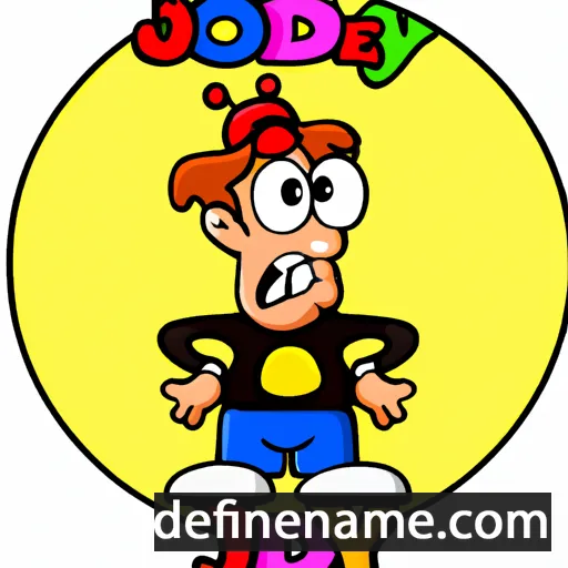 cartoon of the name Jodey