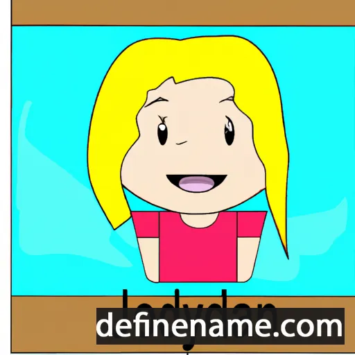 cartoon of the name Jodyann