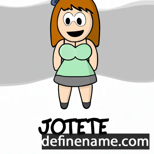 cartoon of the name Joette