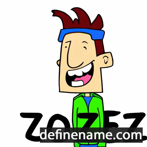 cartoon of the name Joezer