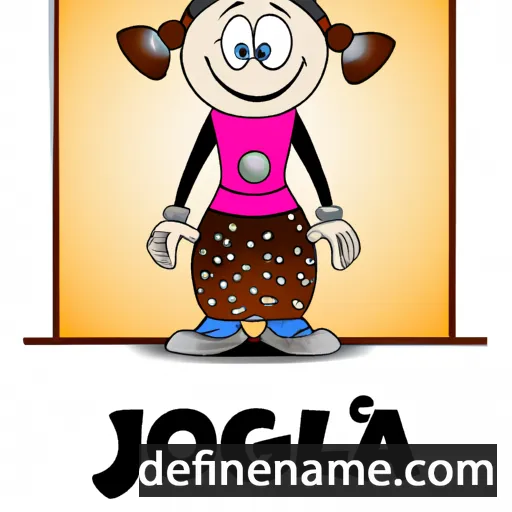 cartoon of the name Jogaila