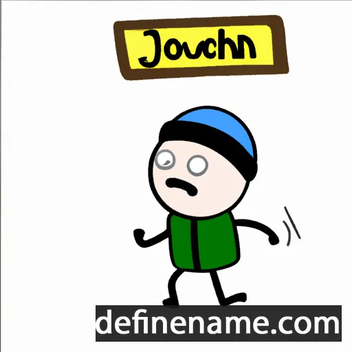 cartoon of the name Jogchum