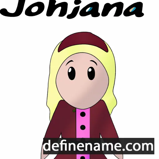 cartoon of the name Johánná