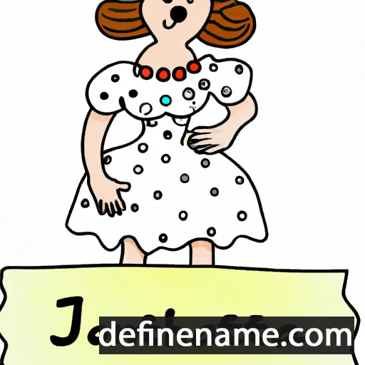 cartoon of the name Johannetta