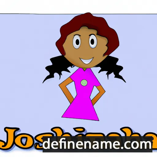 cartoon of the name Johnisha