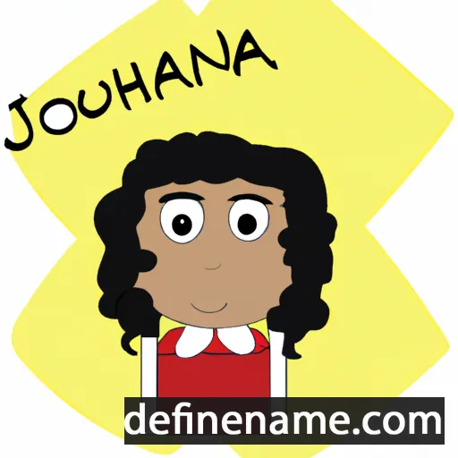 Johnnah cartoon